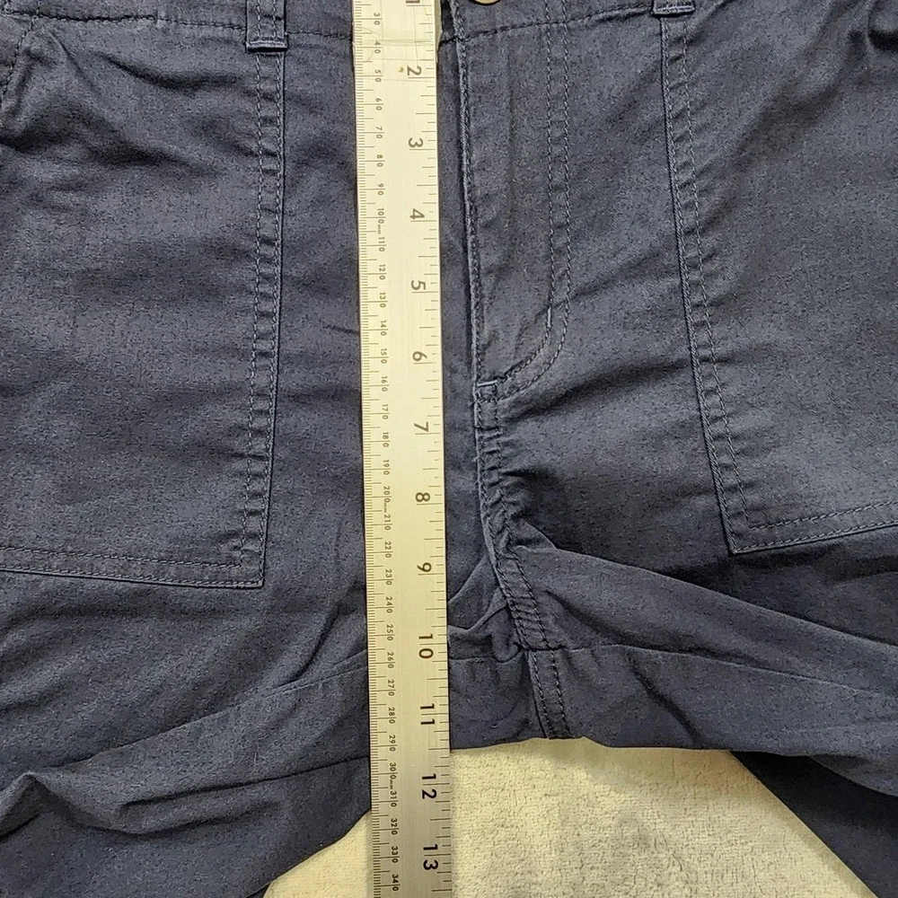 Dā-sh Shorts Mens S Blue Cargo Stretch Canvas Elastic Waist 10 Inseam Casual
